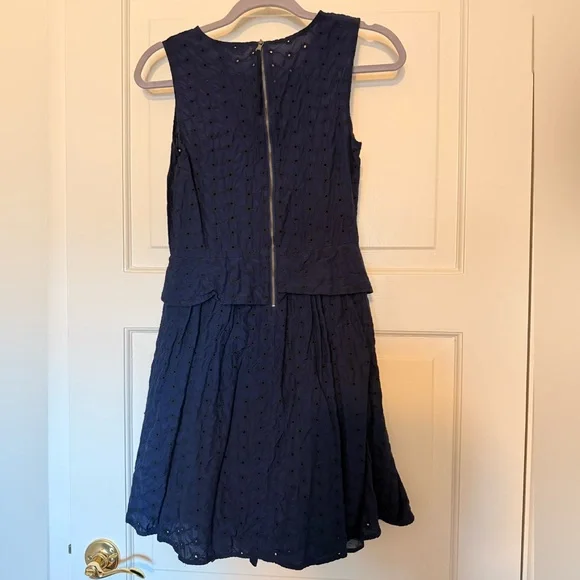 Marc By Marc Jacobs Navy eyelet Dress - Picture 4 of 6